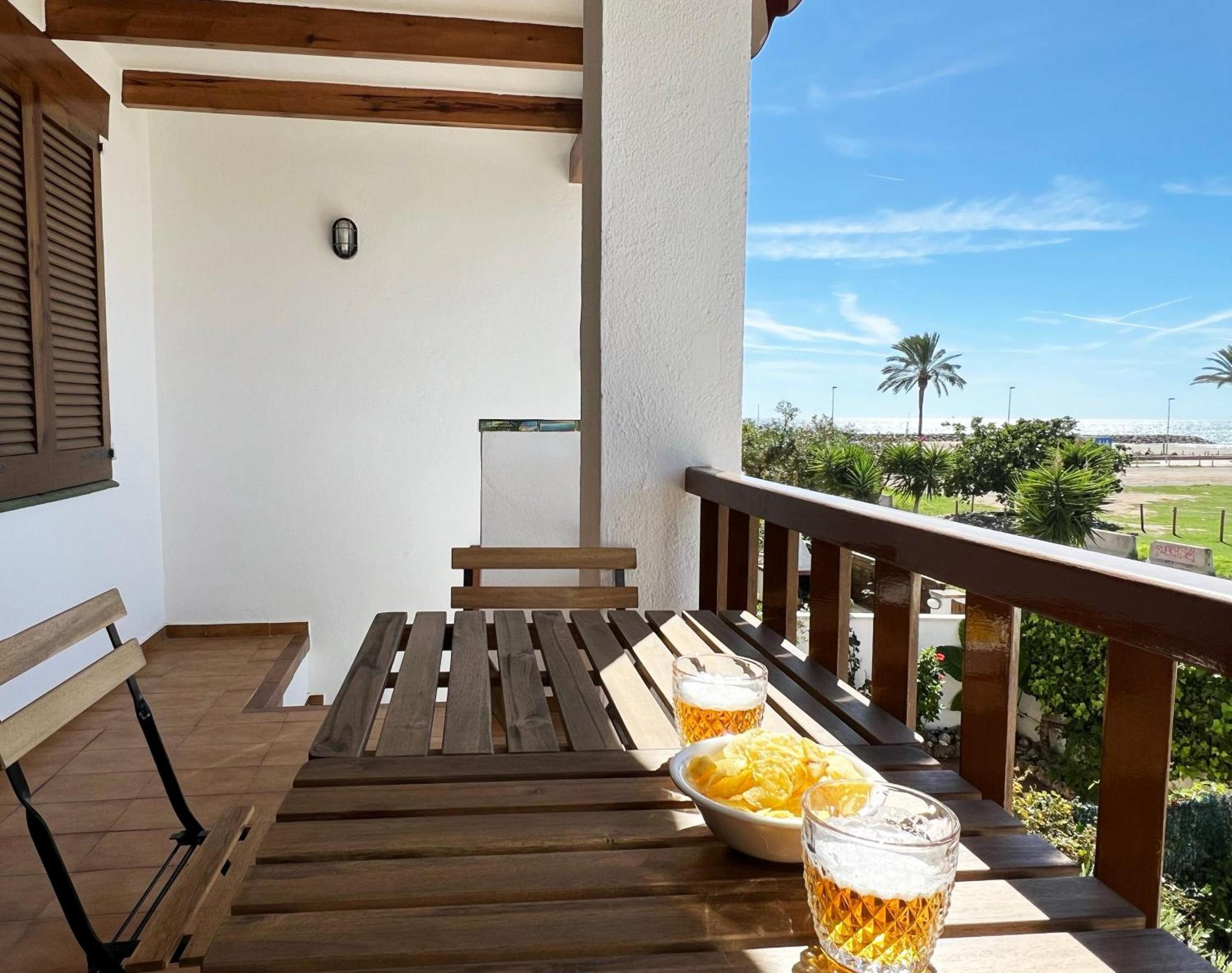 Espectacular Sunny House In The Beach Кунит Экстерьер фото